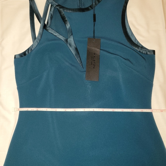 Halston Heritage Asymmetric Cut Out Dress - Picture 2 of 8